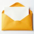 Sealed envelope, confidential document on white , secret information, hush hush, discreet